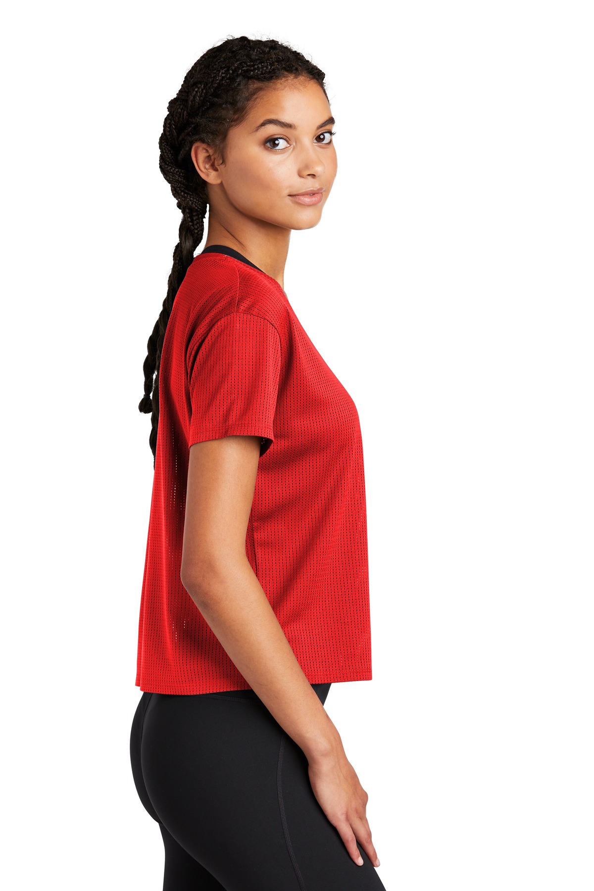Sport-Tek Women's PosiCharge Draft Crop Tee. LST411 33