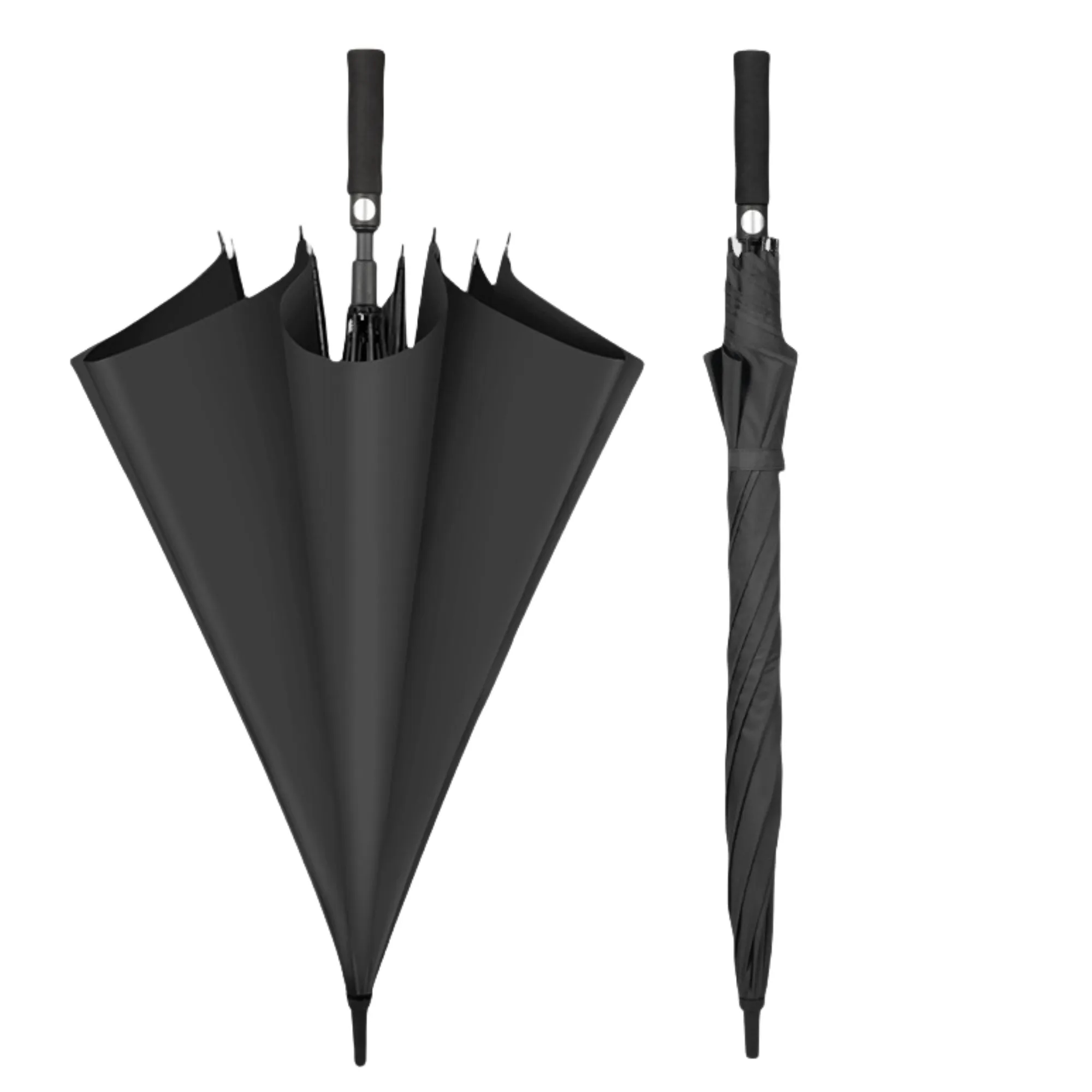 Large Straight Long Handled Automatic Golf Umbrella 1