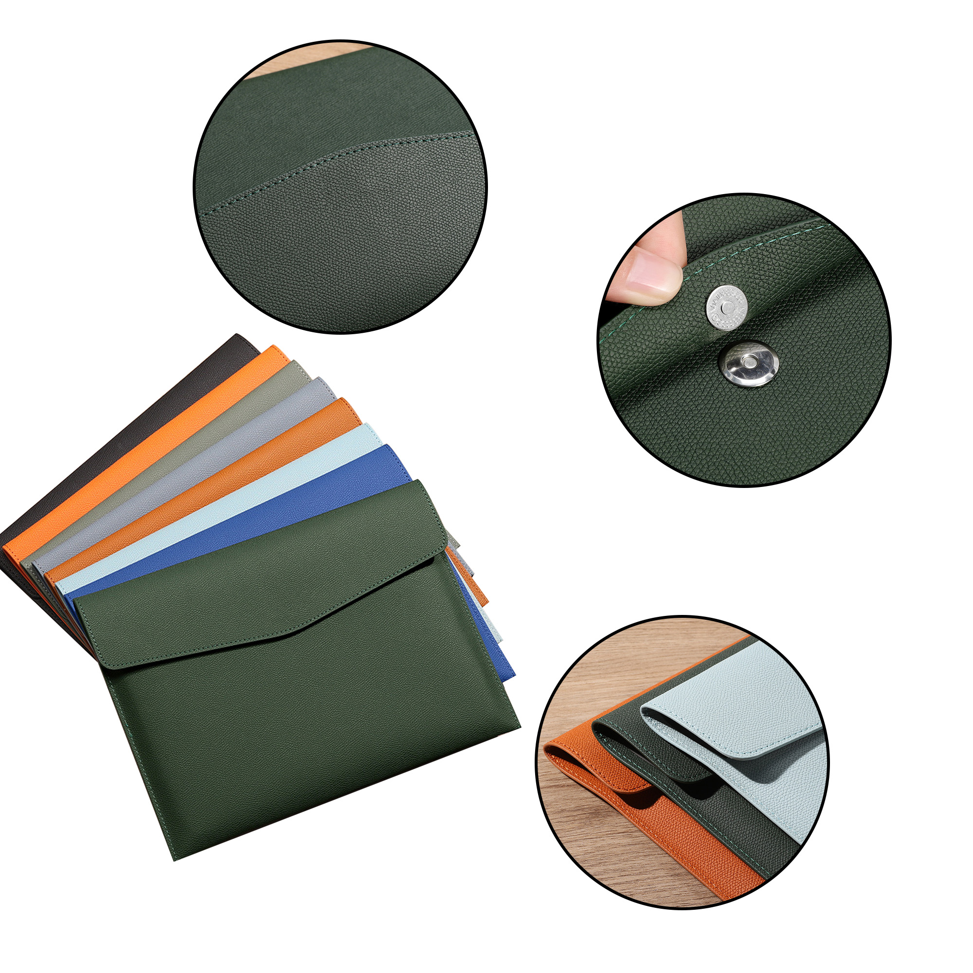 PU Leather Portfolio 3