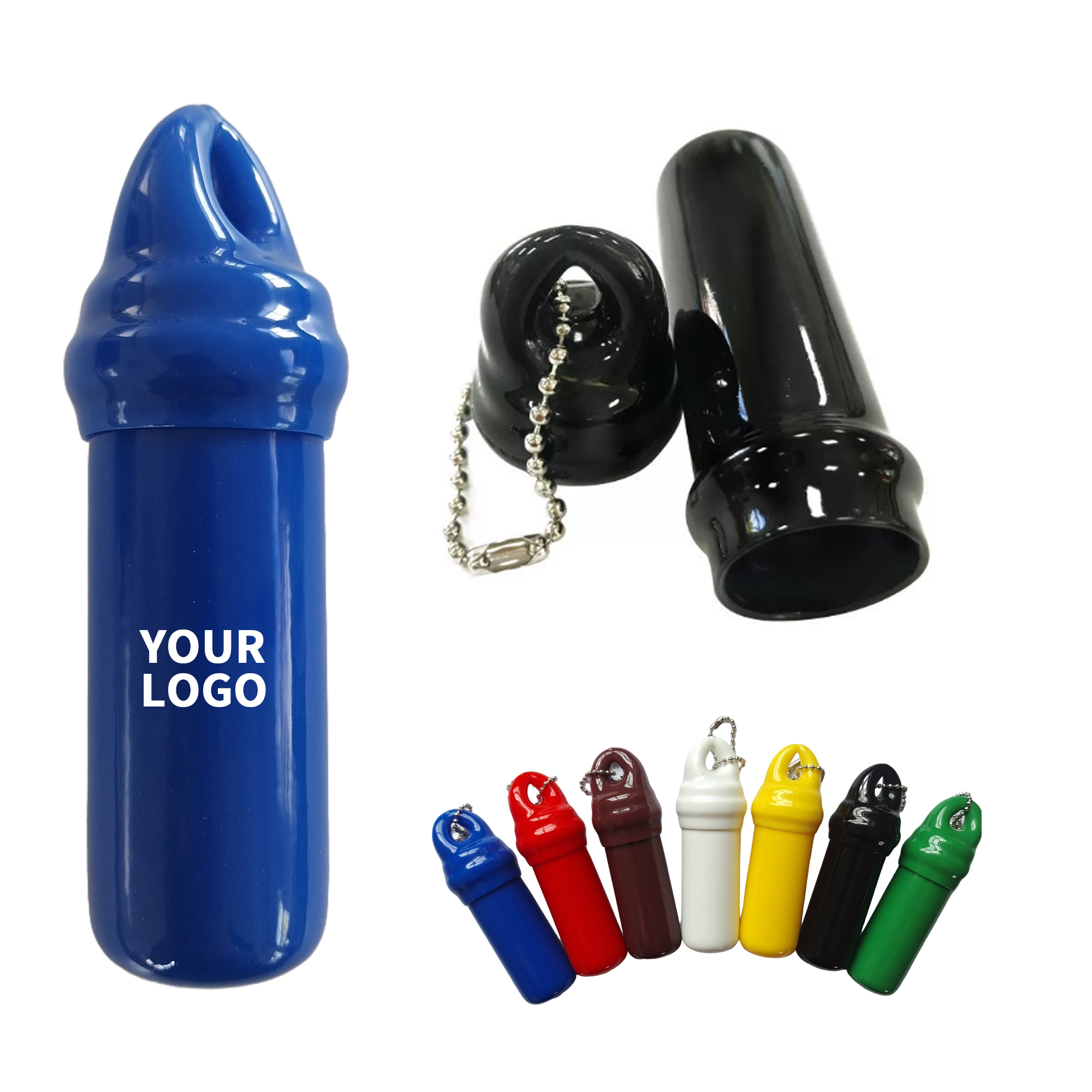 PVC Floating Key Holder With Beaded Ball Chain 3