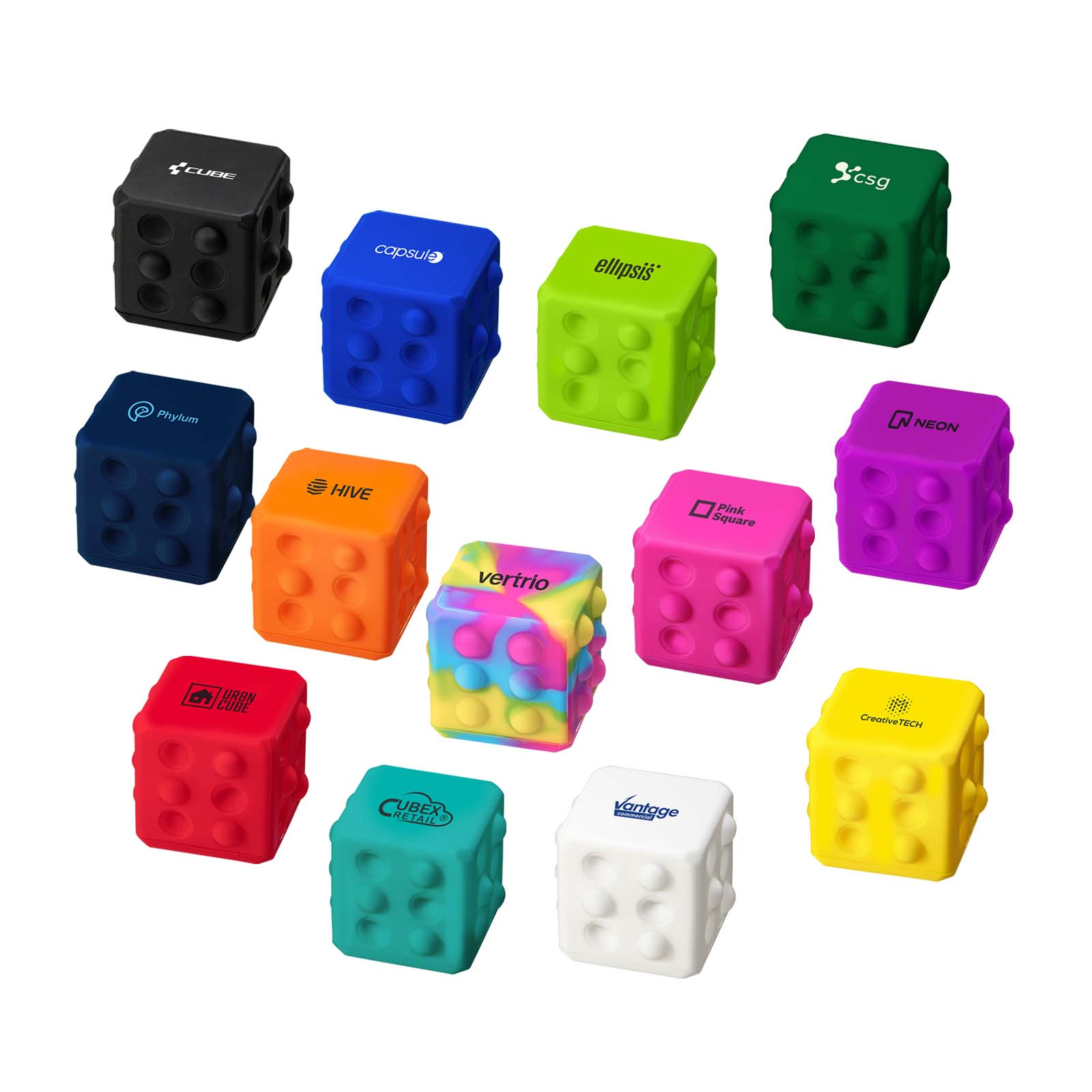 Square Push Pop Ball 19