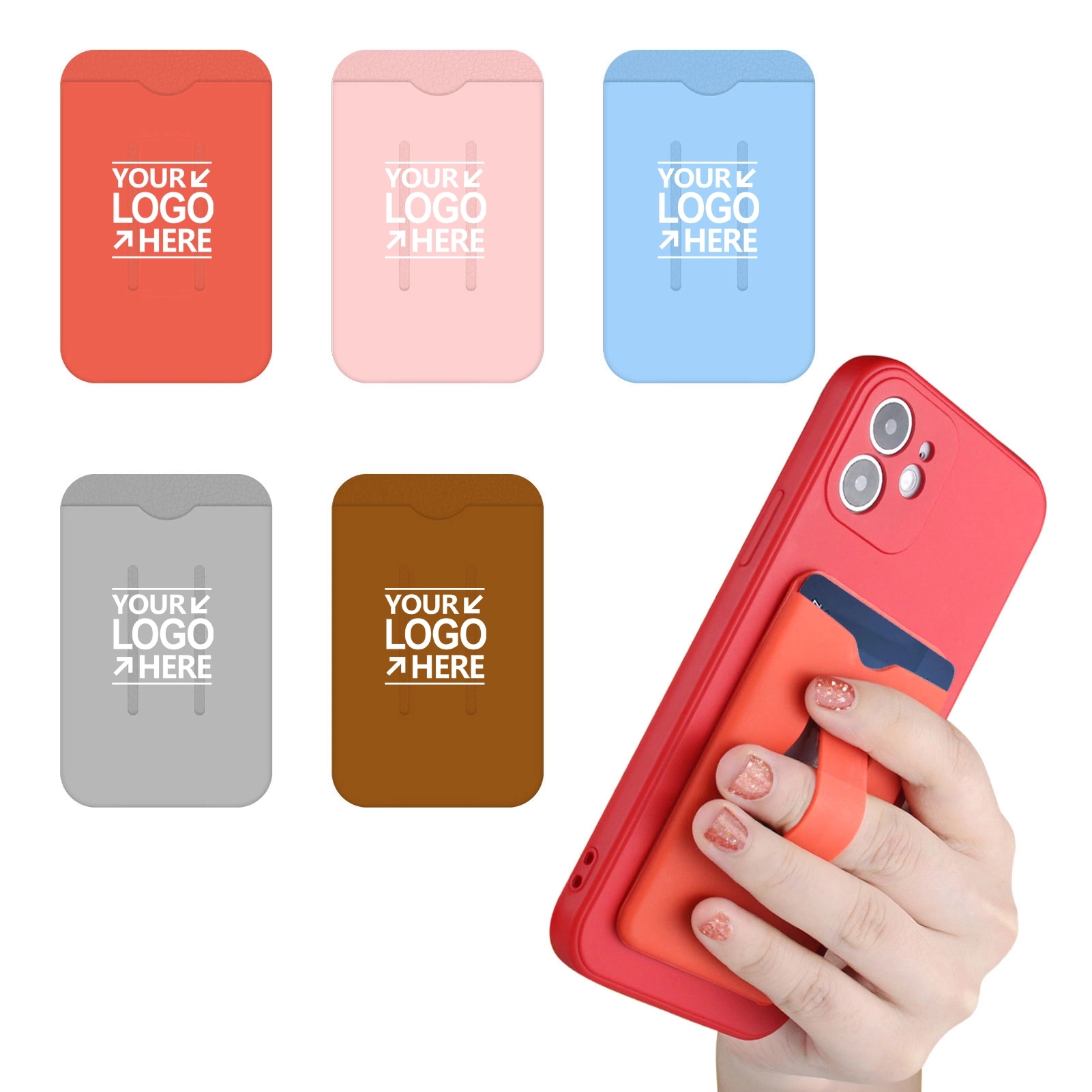 Phone Pocket Card Holder Wallet Sticker 2