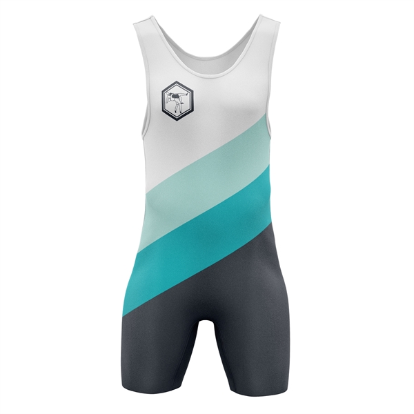 Custom Men's Full Sublimation Wrestling Singlet 2