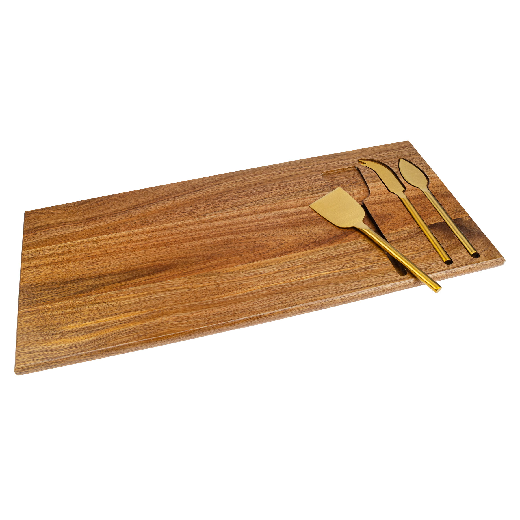 Wright 4-Piece Acacia Wood Serving Set 4