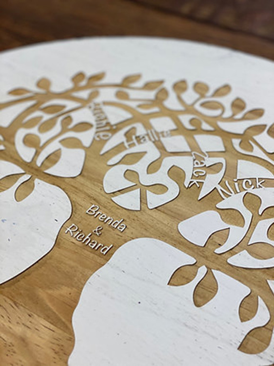 Large Family Tree Lazy Susan 4