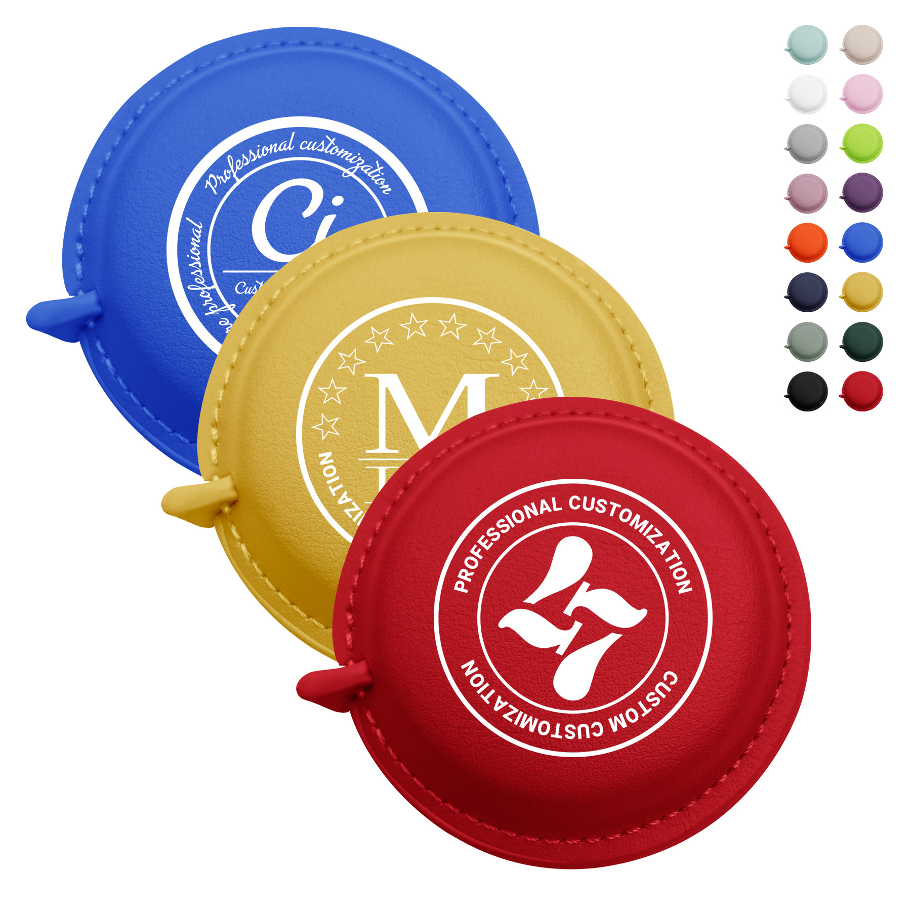 PU Leather Round Measuring Tape 2