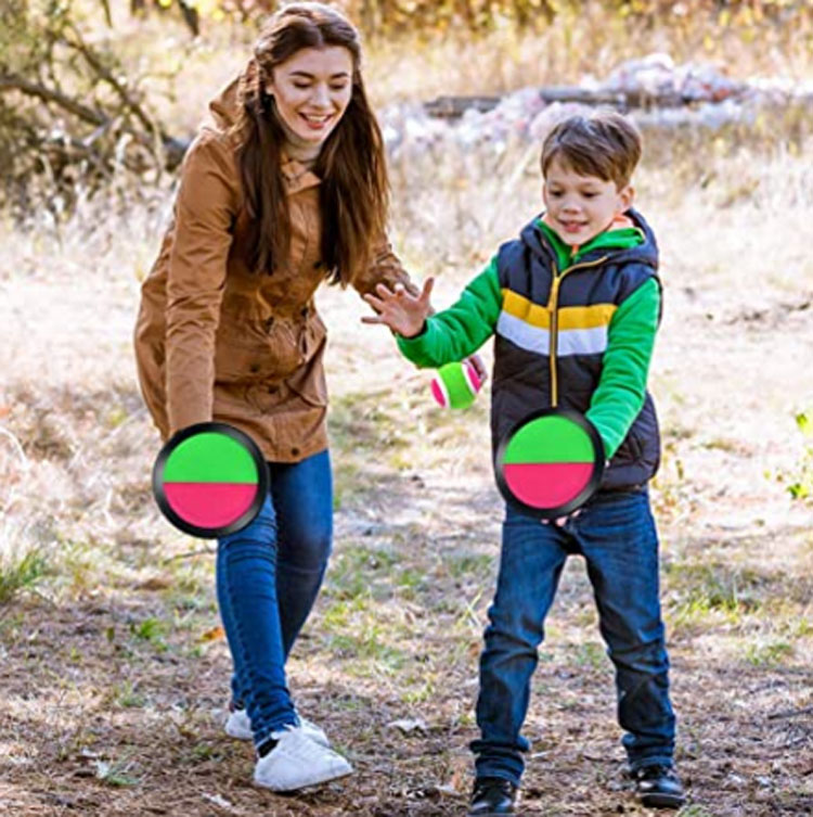 Self Sticky Toss and Catch Ball Game Set. 2