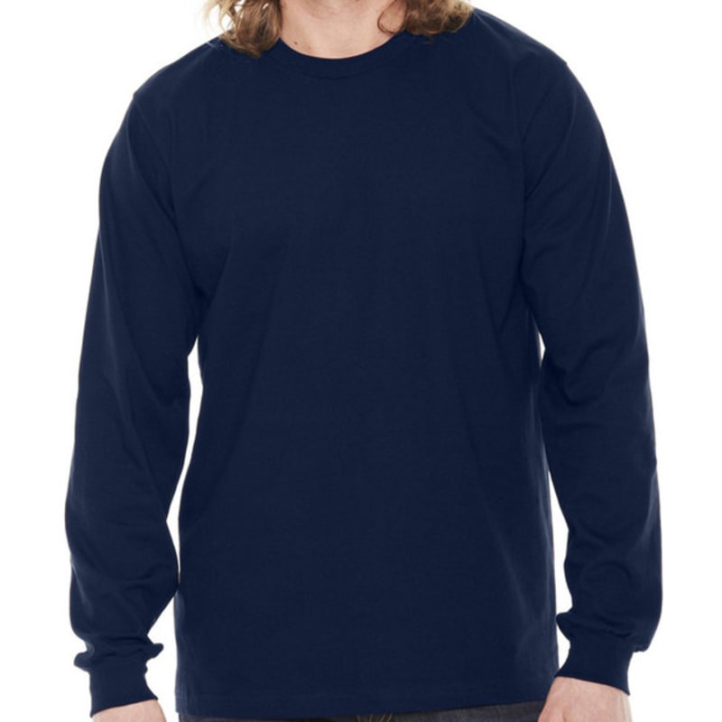 American Apparel Unisex Fine Jersey Long-Sleeve T-Shirt 1