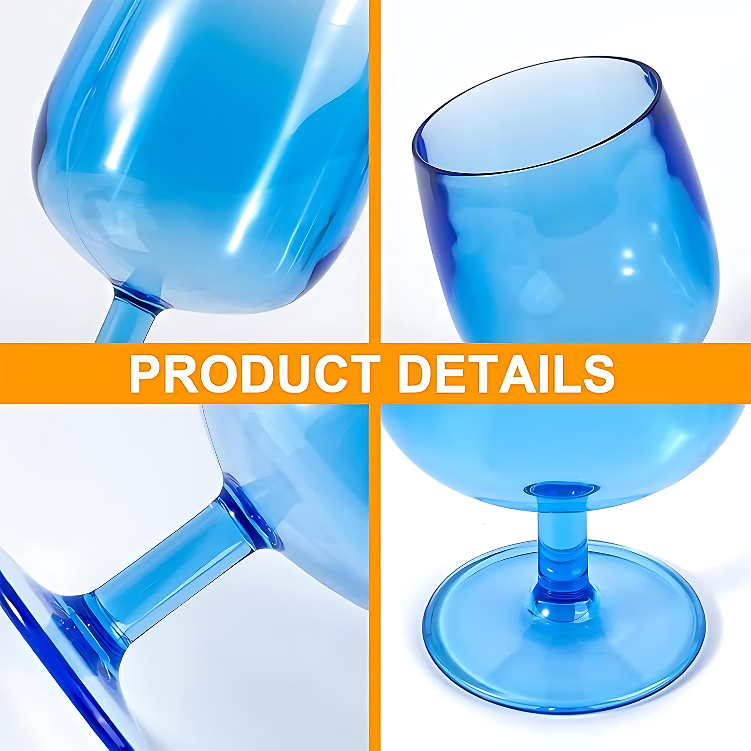 8oz Plastic Champagne Dwarf Glass Promotional Gift 7