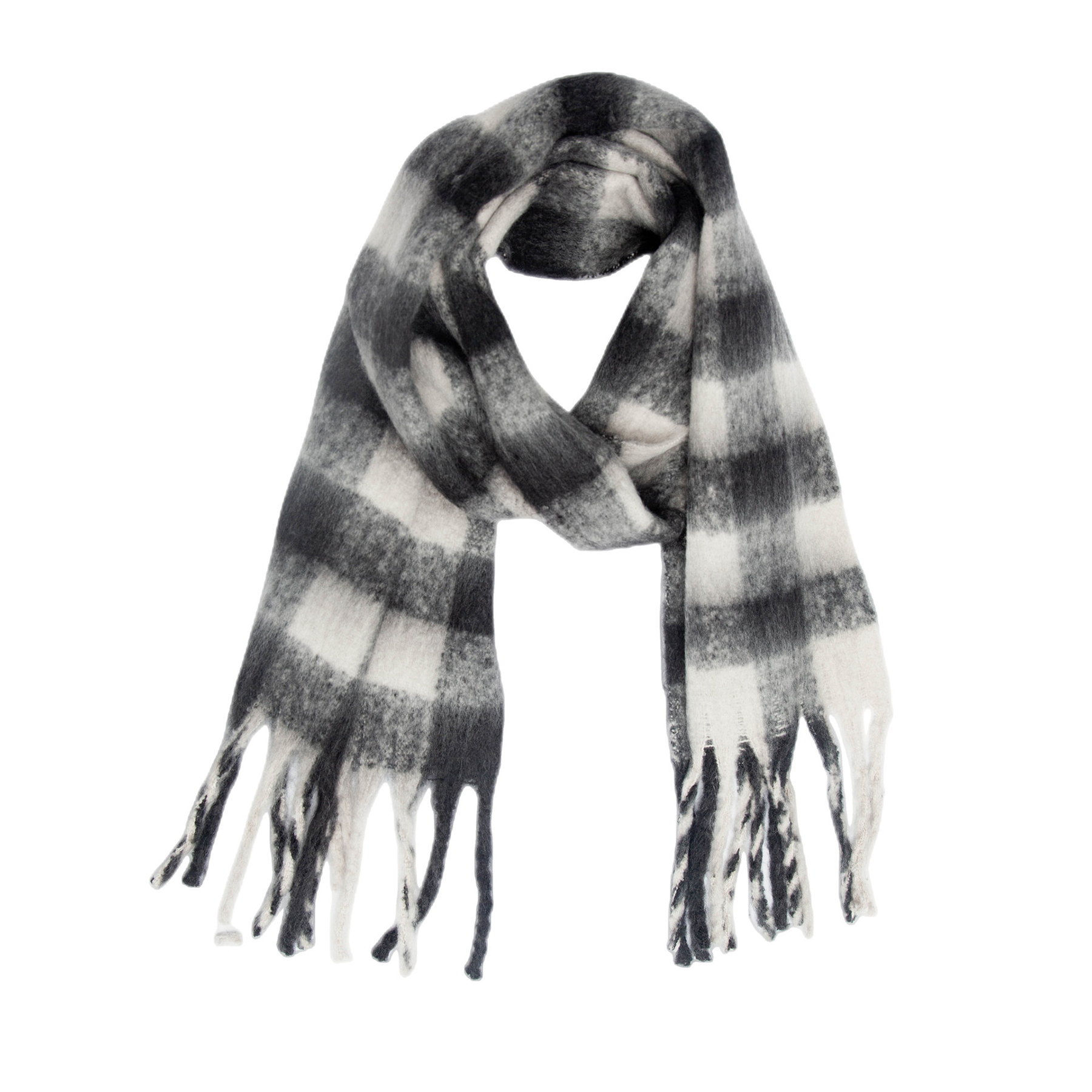 Big Coloured Checked Winter Warm Wrap Scarf 13