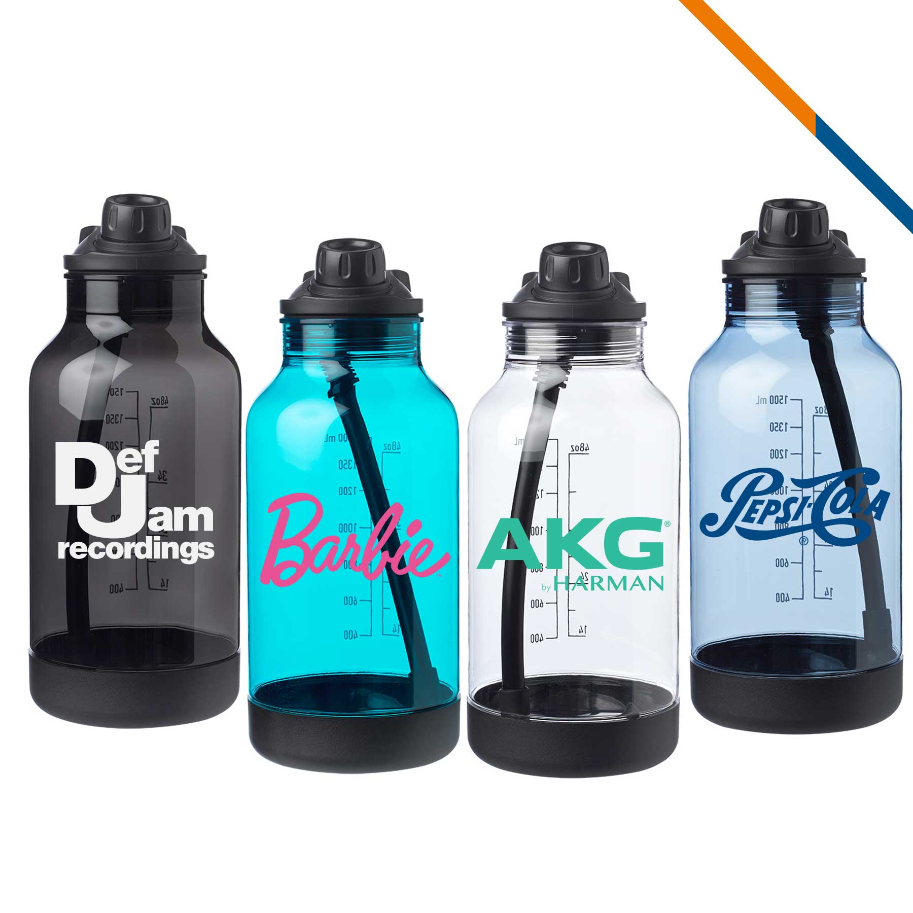 Pollin Plastic Sports Bottle - 64 OZ. 5