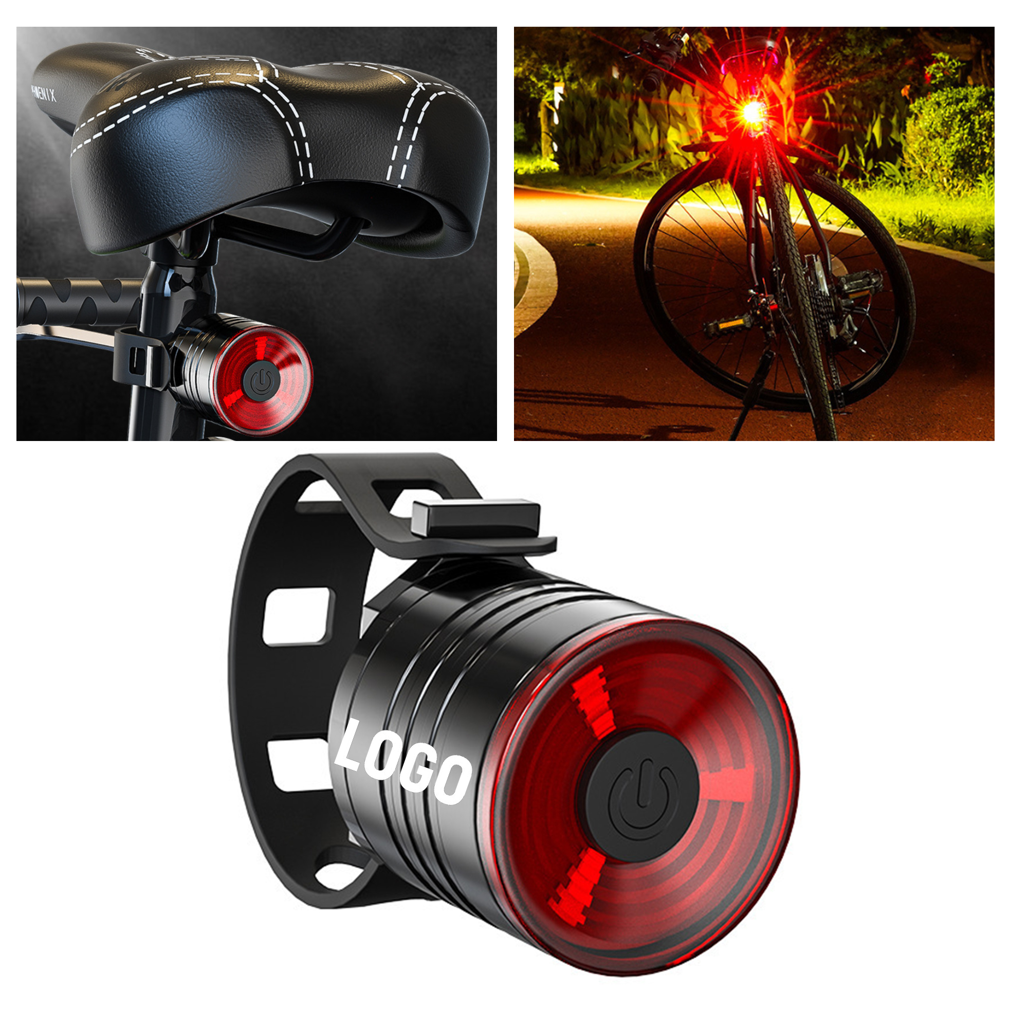 Aluminum Alloy USB Bicycle Reflector 2