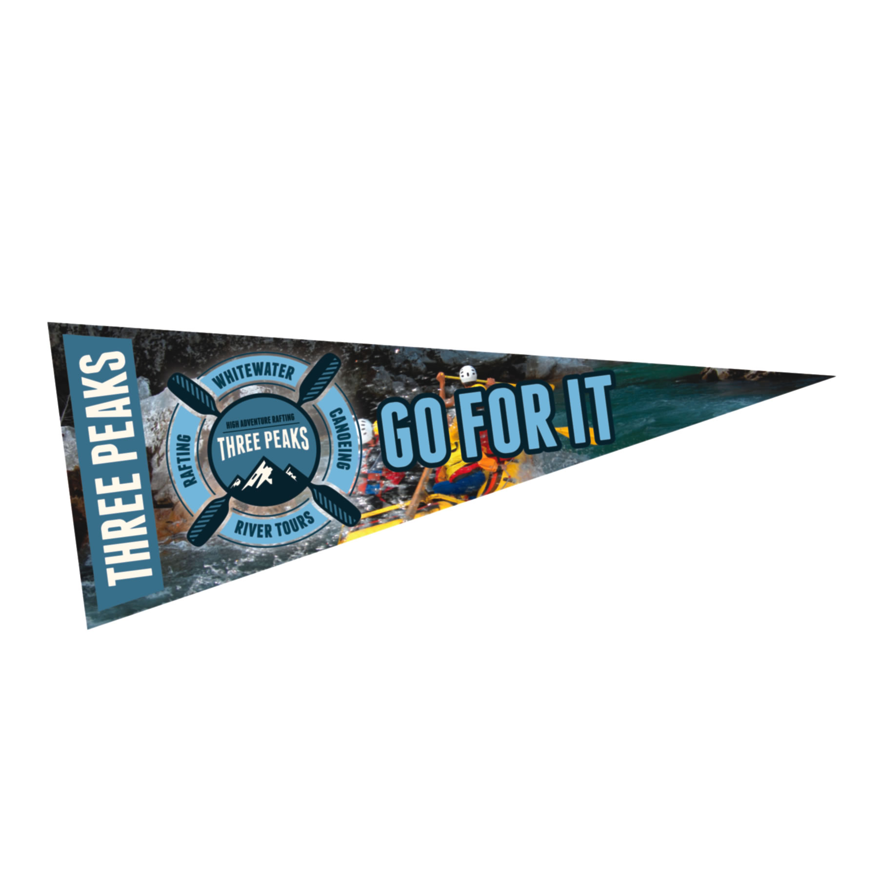 4" x 10" Full Color Felt Pennant, No Strip 5