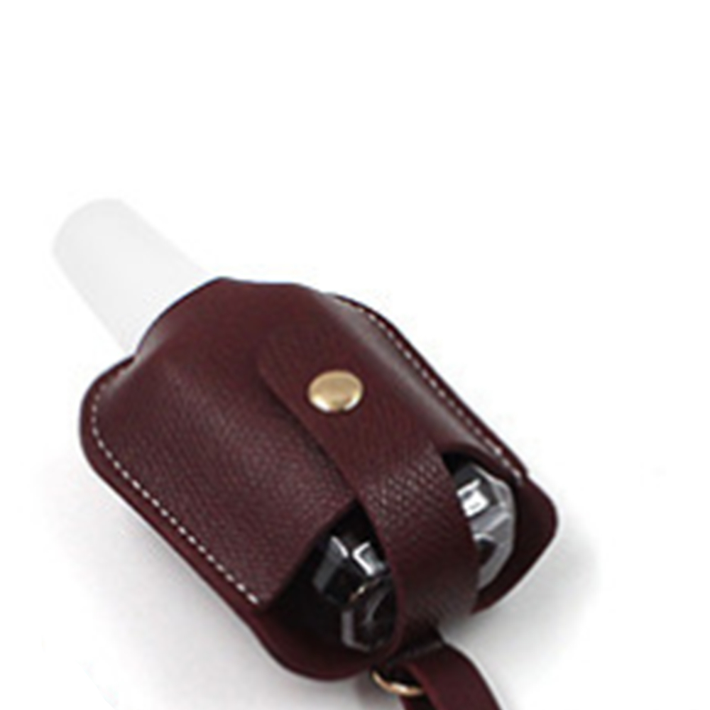 Leather Sanitizer Holder w/Lanyard 6