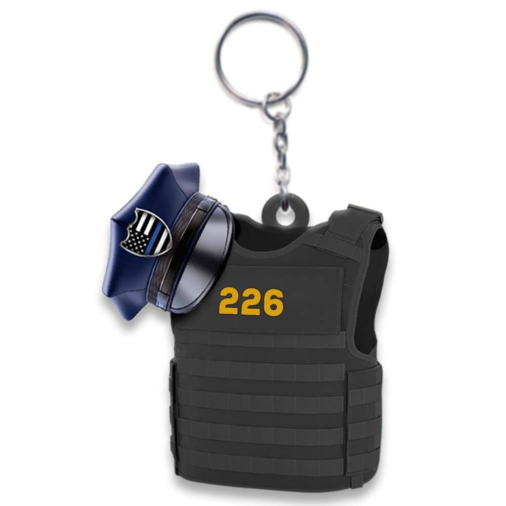 Police Acrylic Keychain 2