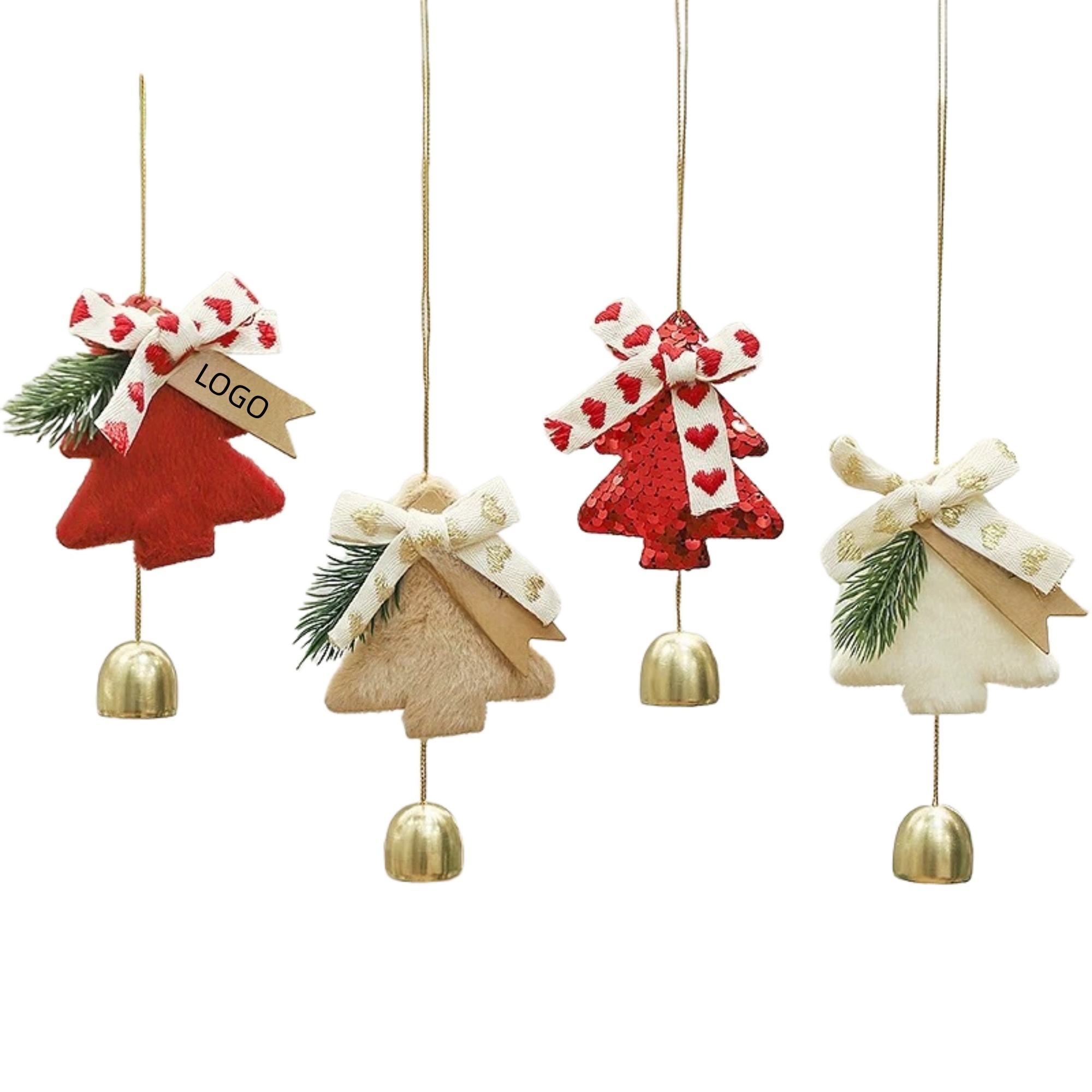 Christmas Tree Ornaments Hanging Plush Pendant 1