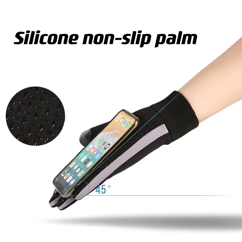 Touch Screen Winter Gloves With Reflective Strap 8