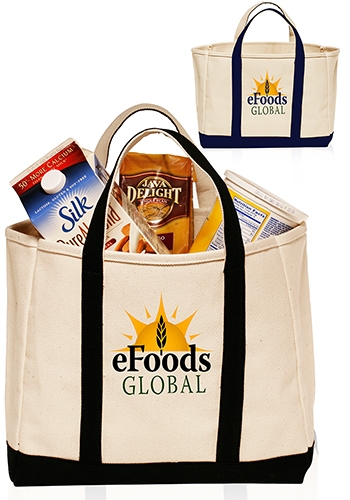 Ship Canvas Tote Bag, custom tote bag with logo imprint 2