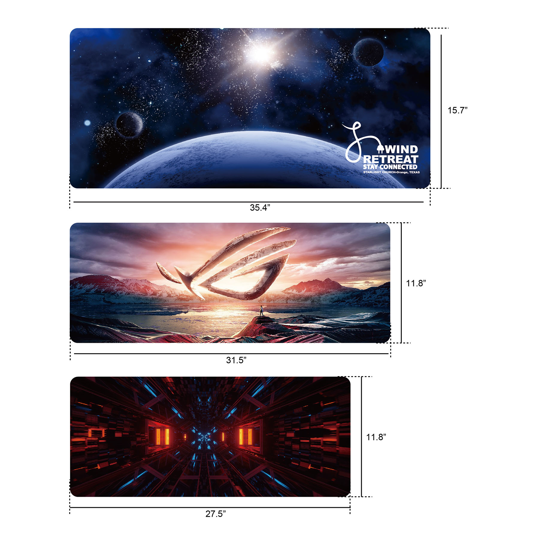 Free Shipping 3 mm Full-Color Sublimation Gaming Mouse Pad 4