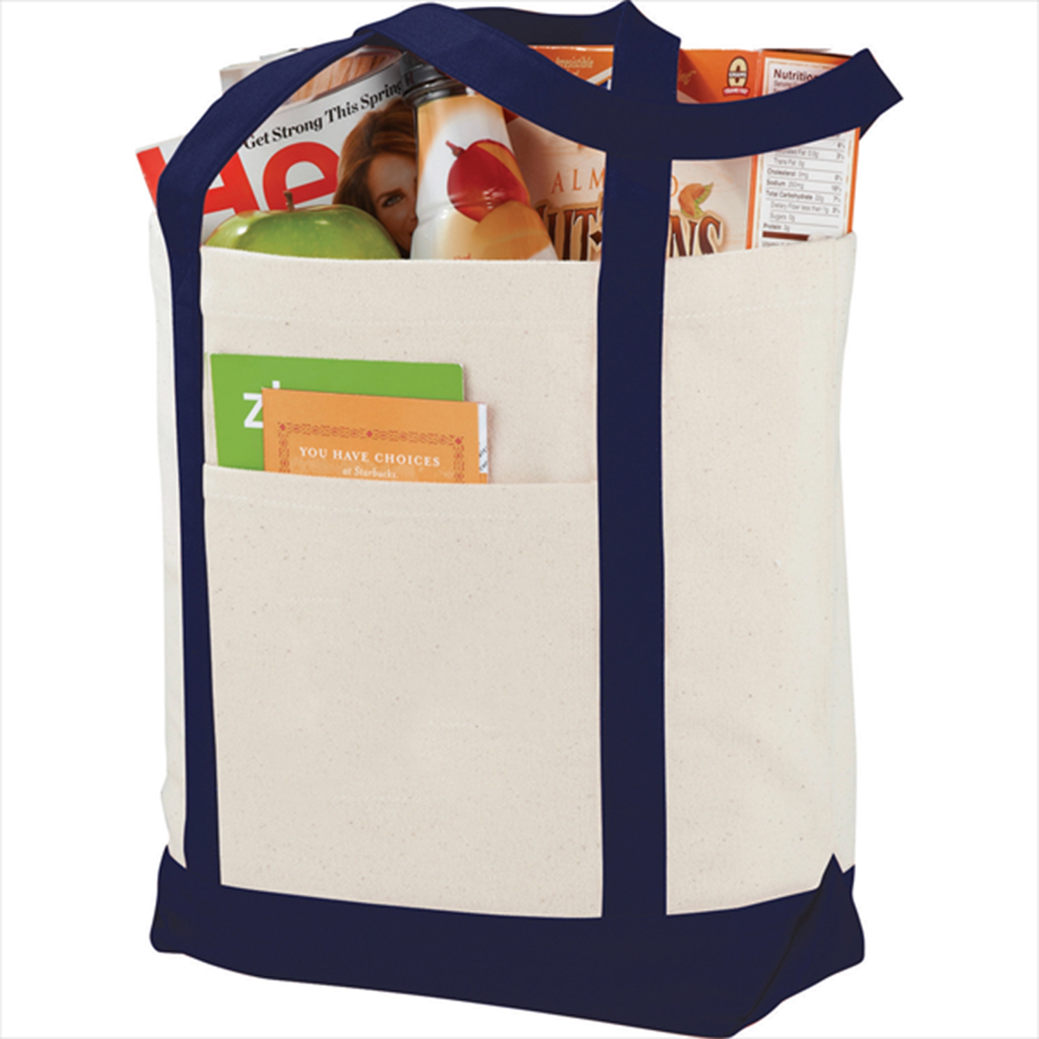 24 Oz. Cotton Canvas Classic Boat Tote ?C Style Meets Versatility 3