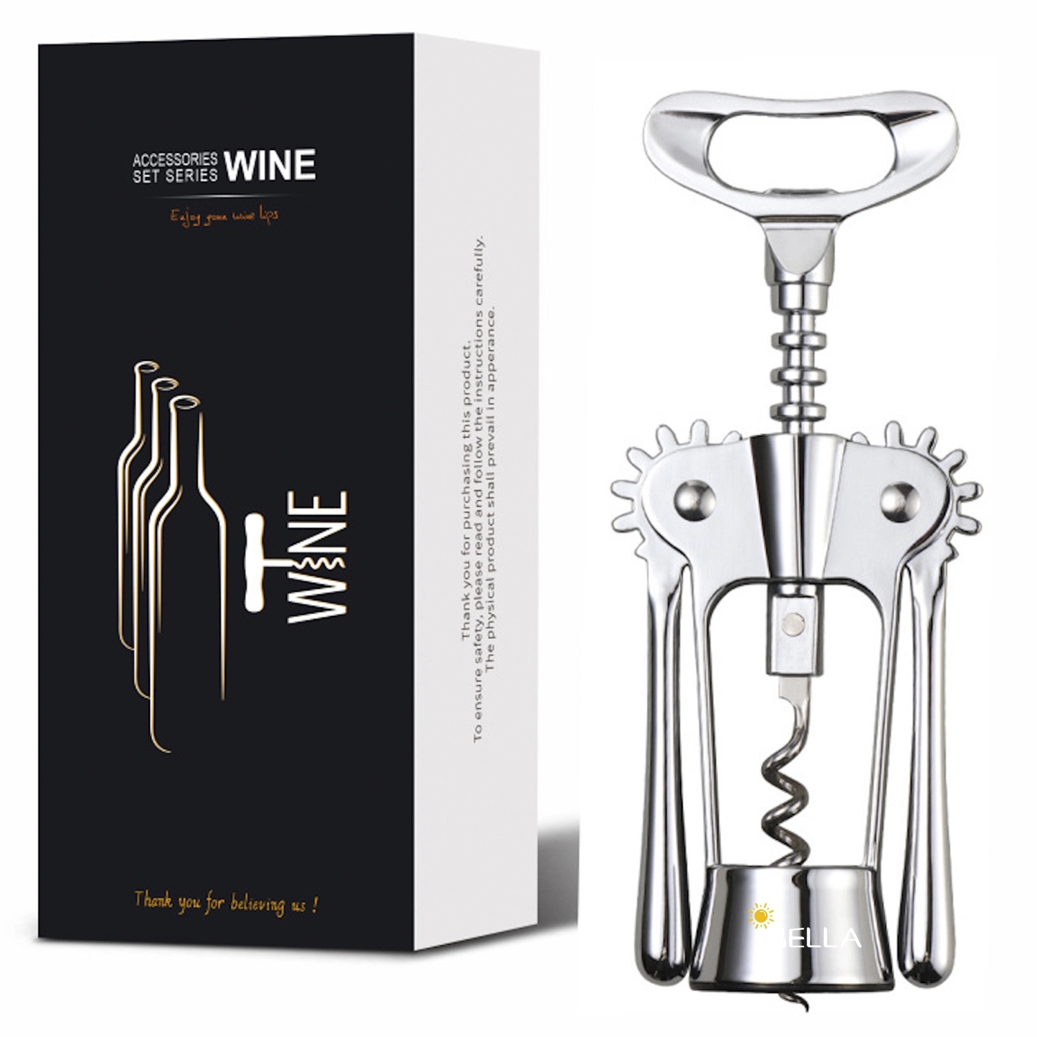 Zinc Alloy Wing Corkscrew 1