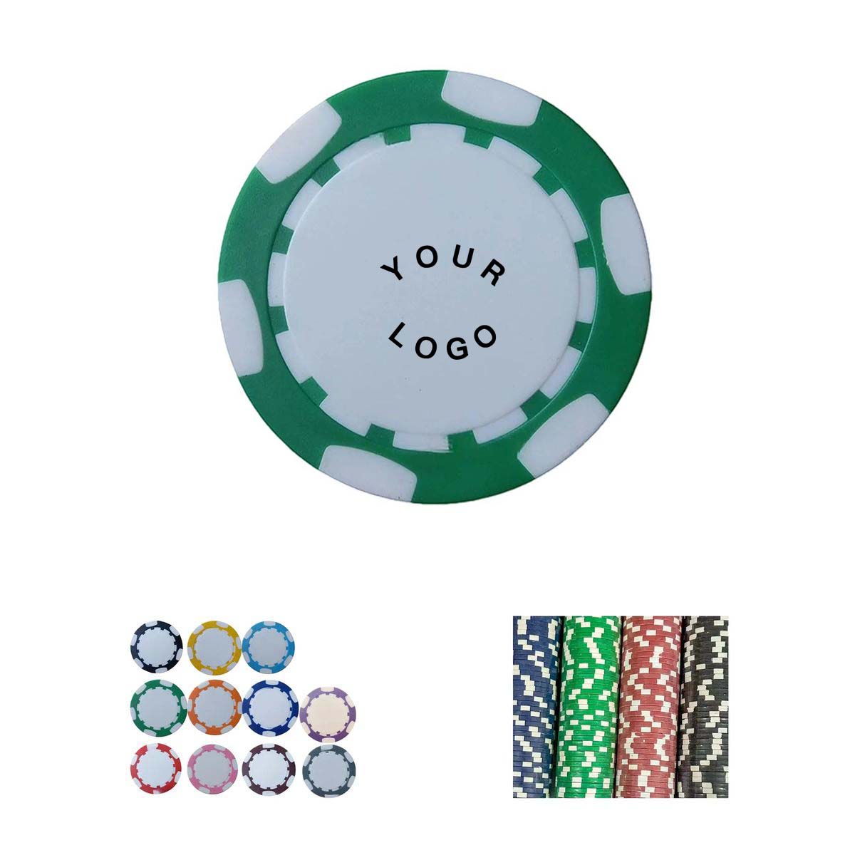 Casino Style Poker Chips with Iron Inserts 14