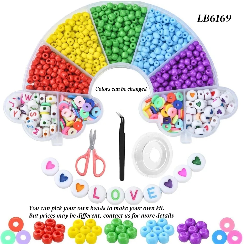 Clay Beads for Friendship Bracelet Kit DIY Art Craft Set 5
