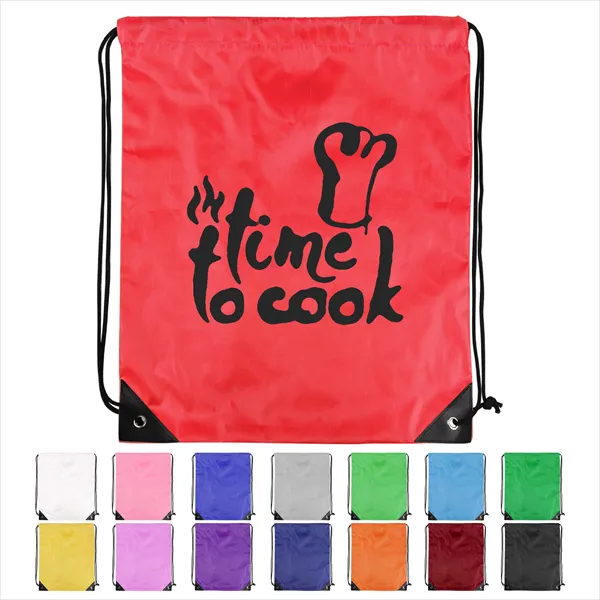 210D Polyester Stylish Drawstring Bag