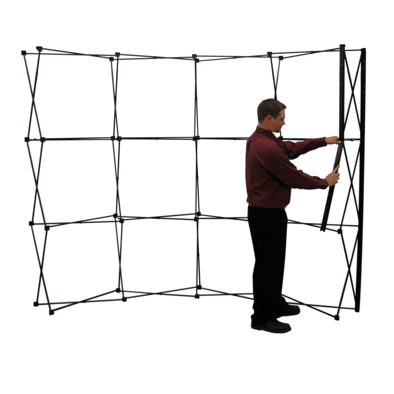10' Curved ARISE Floor Display Hardware 2