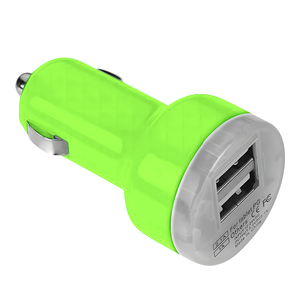 Dual USB Mini Car Charger 12