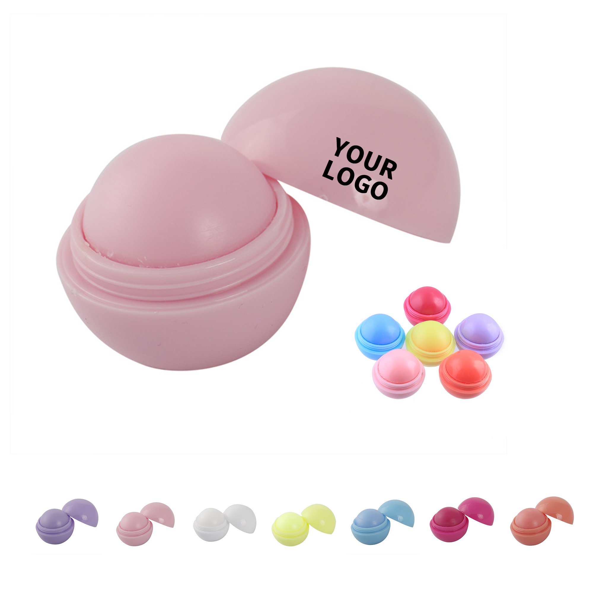 Round Sphere Lip Balm With Vitamin E 2