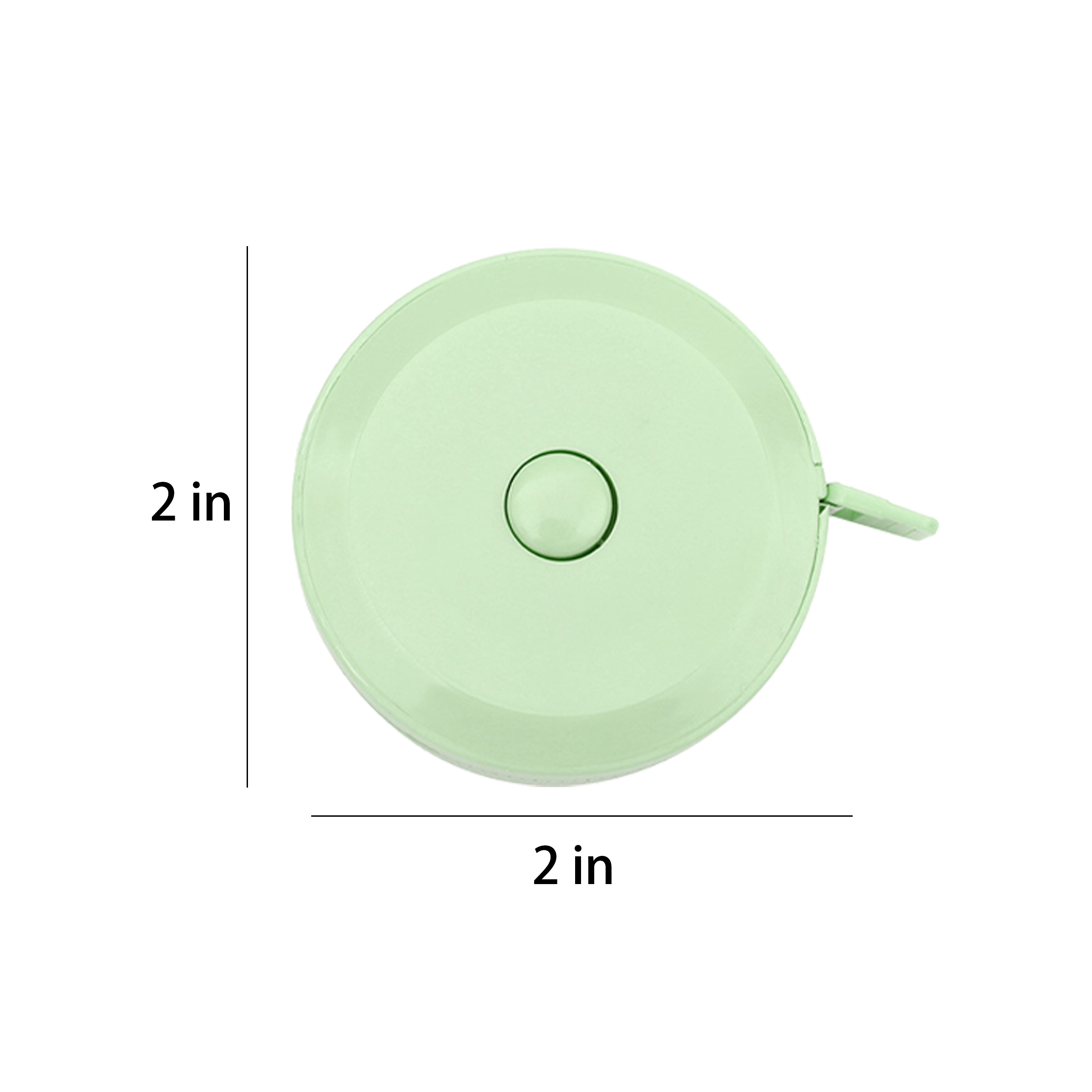 Round Retractable Soft Tape Measure 2