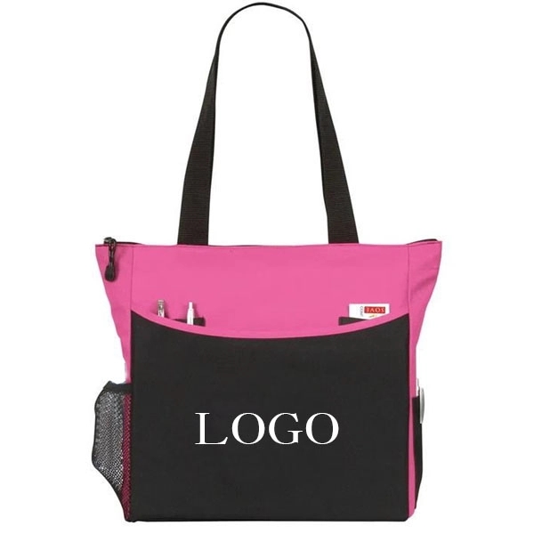 Zippered Brief 600D Polyester Tote Bags 1