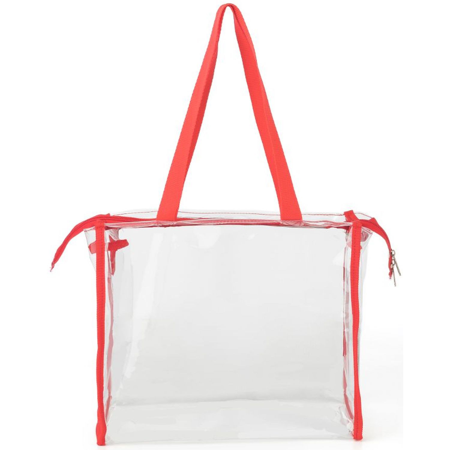 Clear PVC Transparent Zipper Tote Bag 4