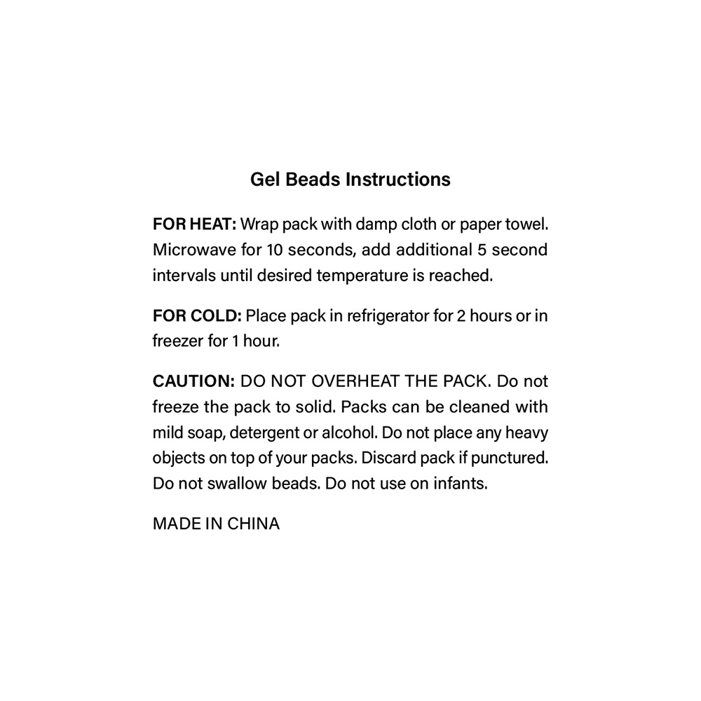 Fireman Bert Gel Beads Hot/Cold Pack