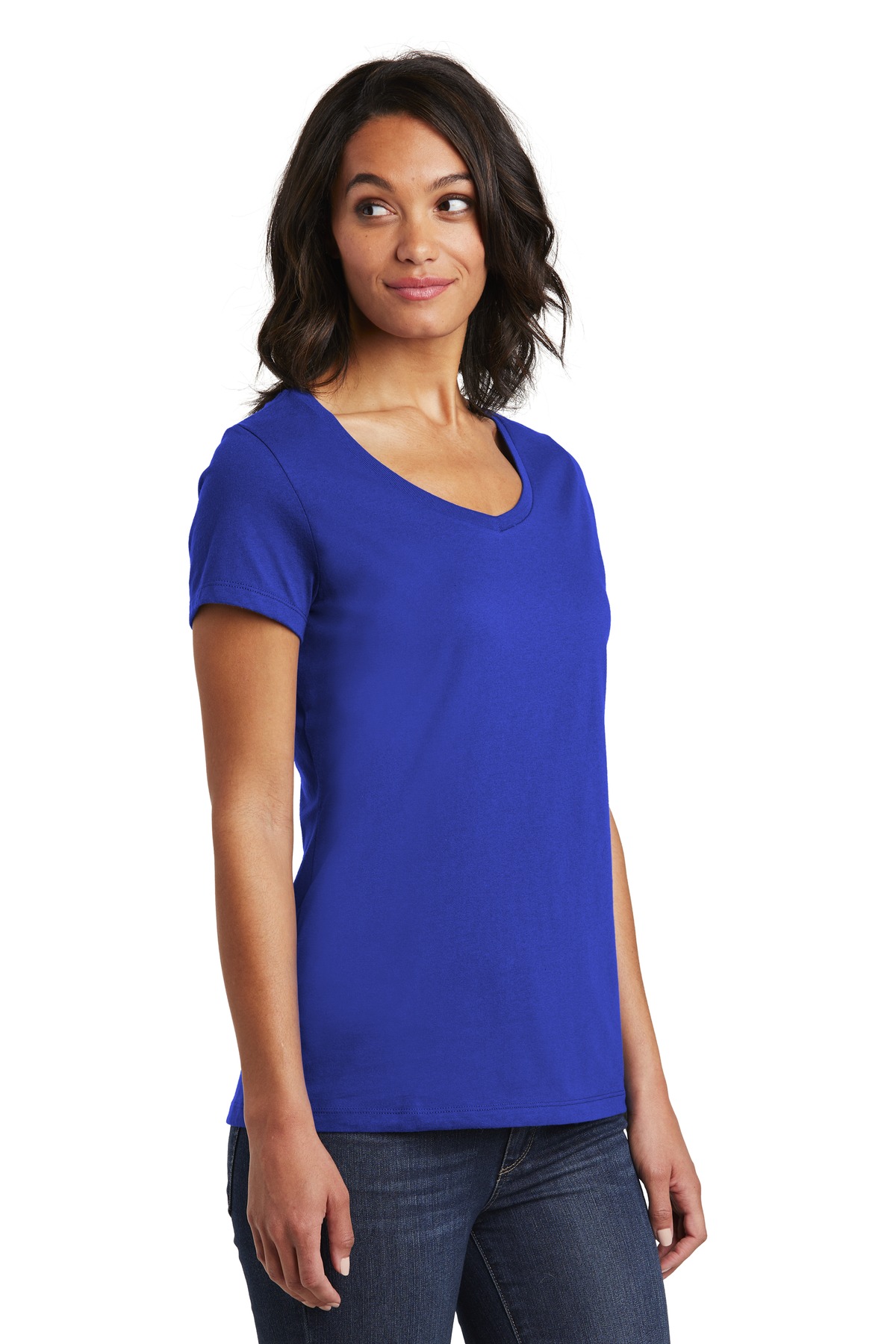 District Women's Very Important Tee V-Neck. DT6503 95