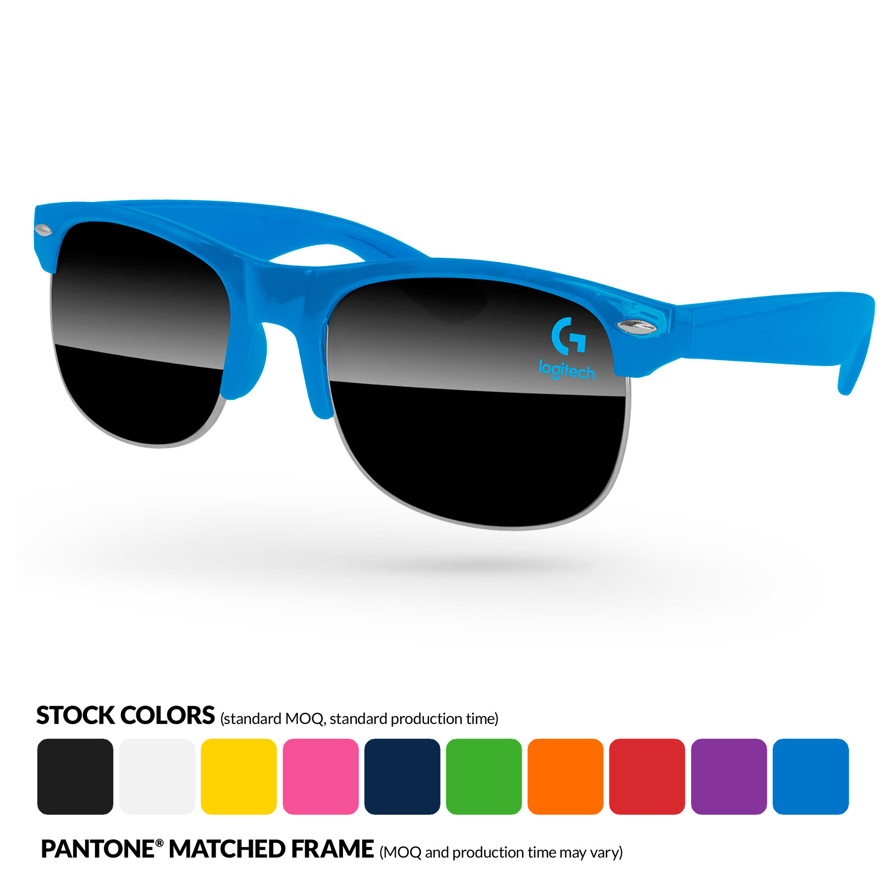 Club Sport Promotional Sunglasses w/ Lens Imprint 12