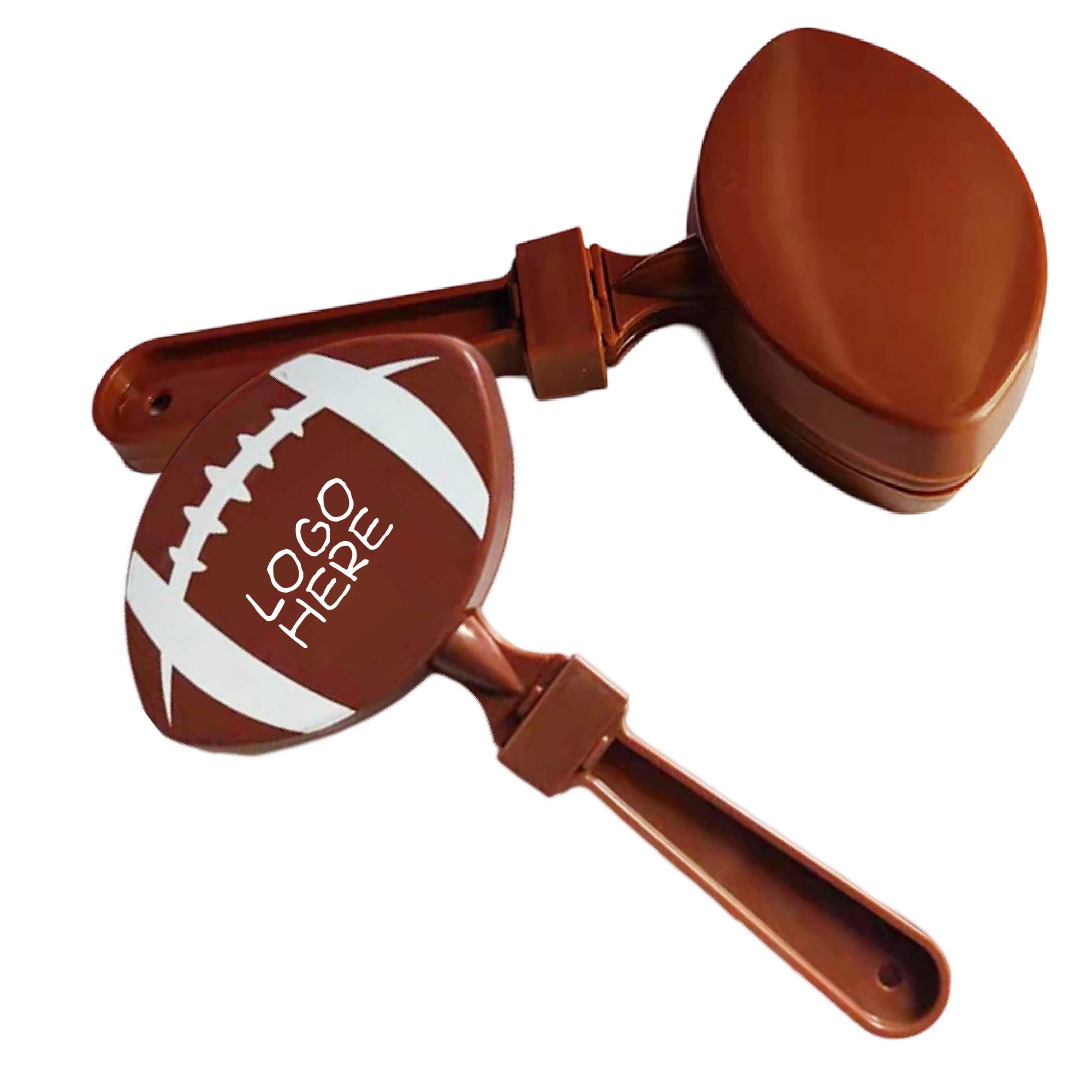 Football Clappers Noisemakers Plastic Hand 2