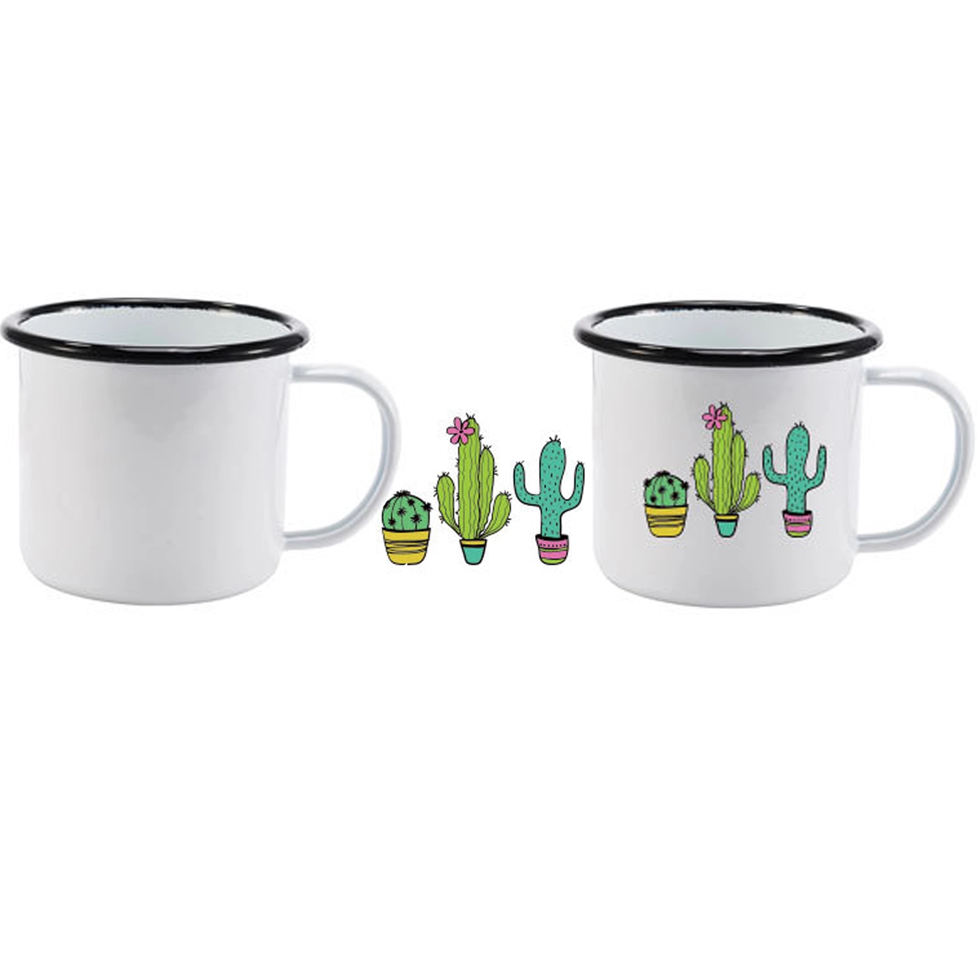 12 Oz Reusable Enamel Cup Camping Mug 2