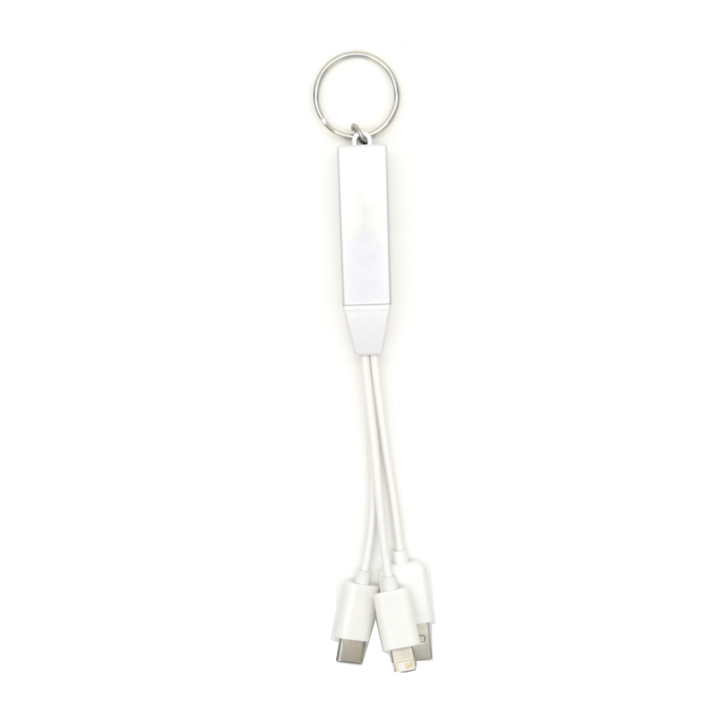 3-in-1 Light-Up Charging Cable with Keychain 5