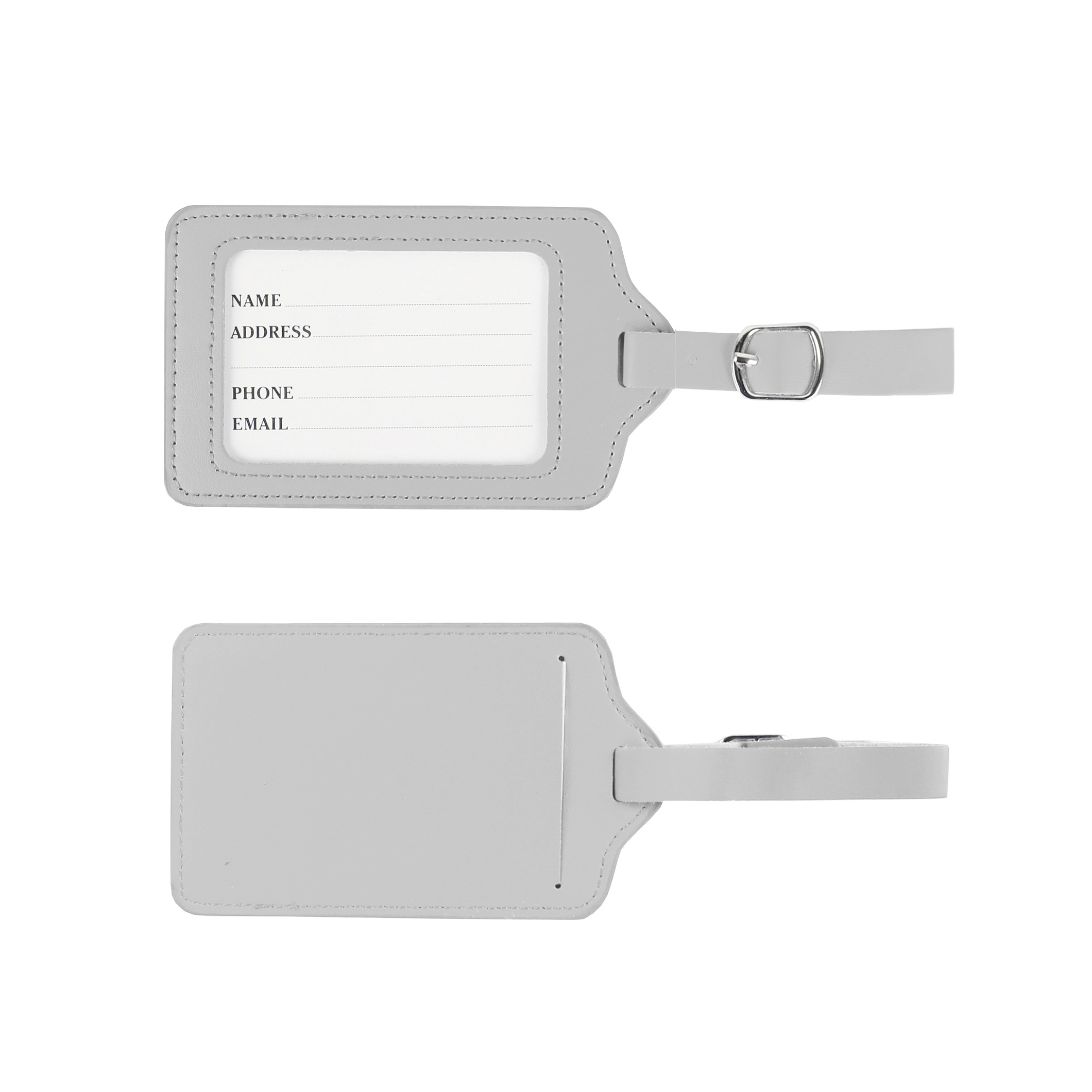PU Leather Luggage Tag 10