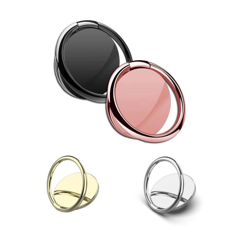 Metal Rotating Cell Phone Grip Ring Stand 1