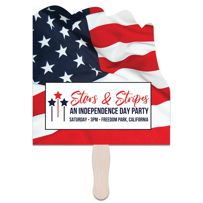 Flag Hand Fans 5