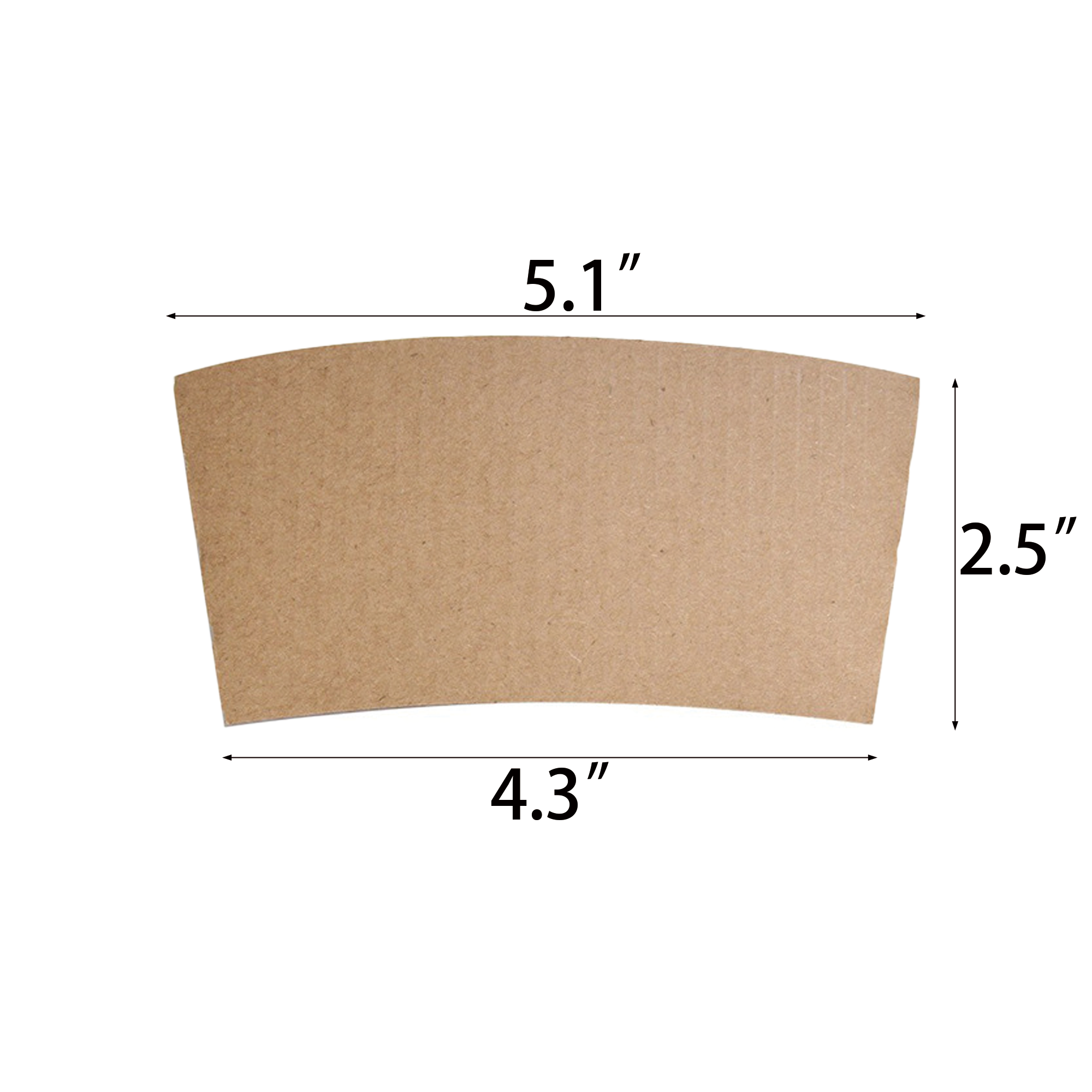Disposable Coffee Paper Cup Sleeve 1
