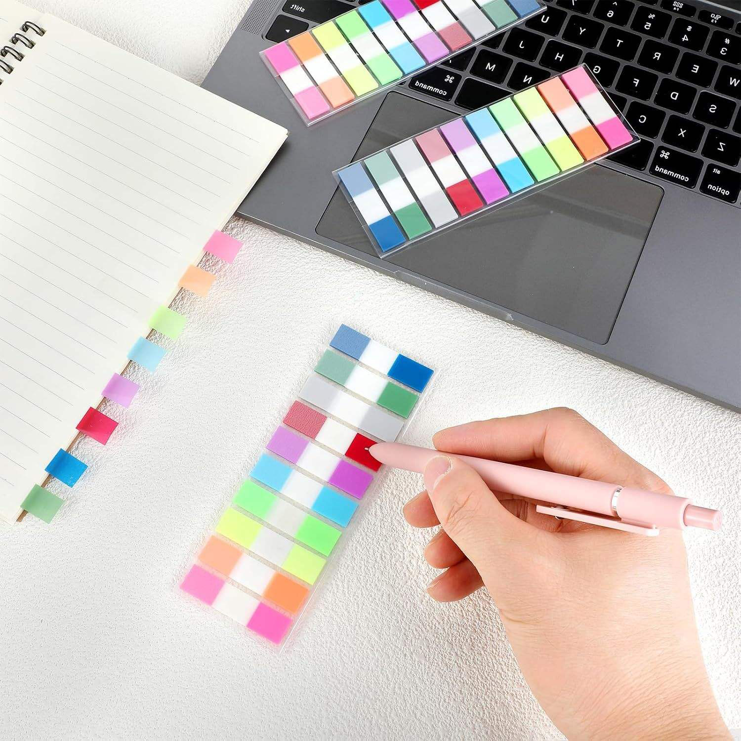 PET Waterproof Transparent Colored Page Tabs 7