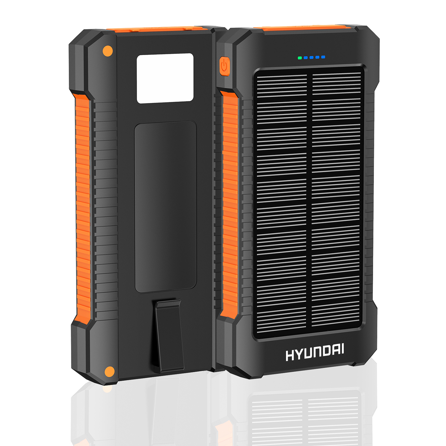 10000mAh Solar Phone Charger /Power Bank with Flash Light 6
