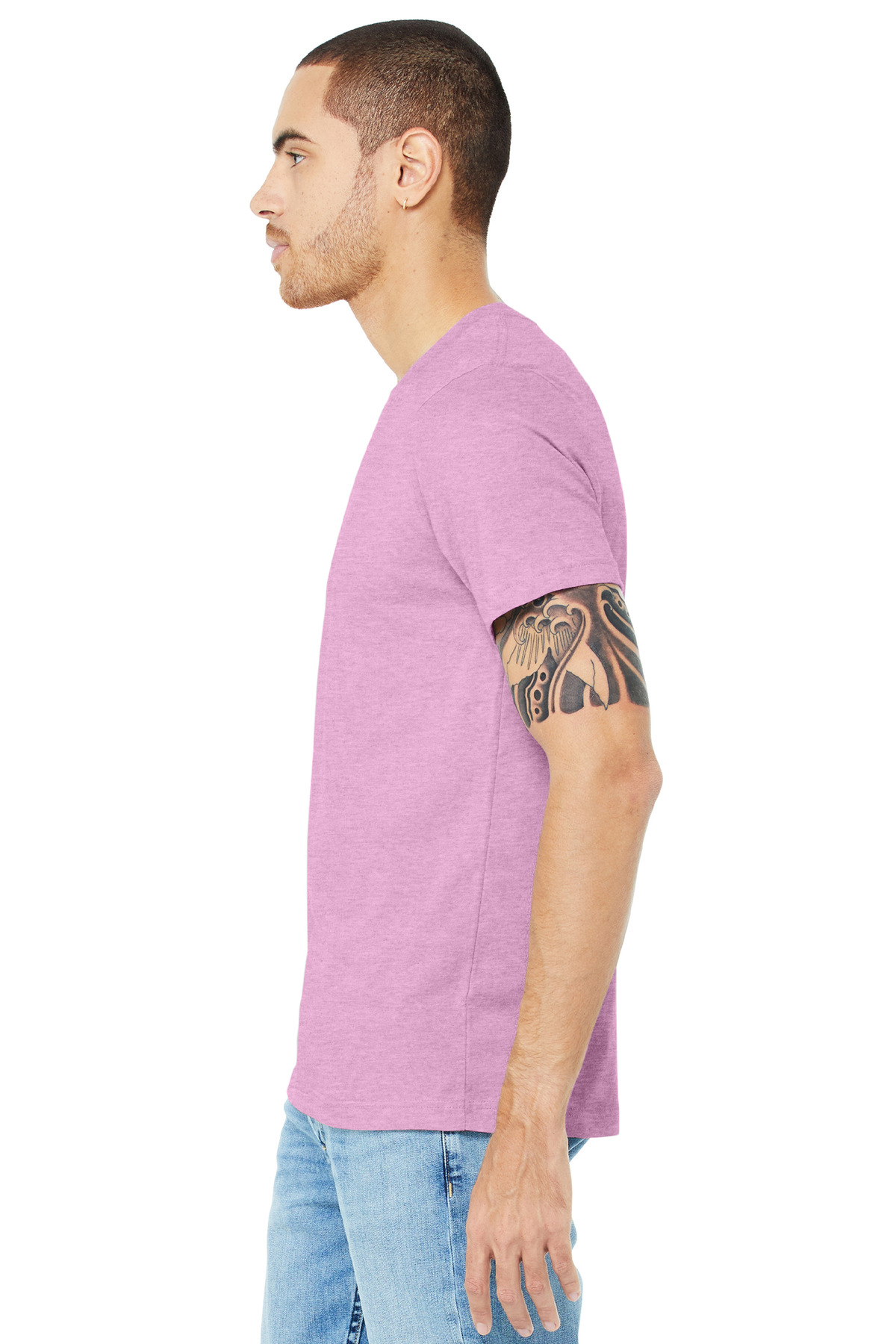 BELLA+CANVAS Unisex Heather CVC Short Sleeve Tee. BC3001CVC 719