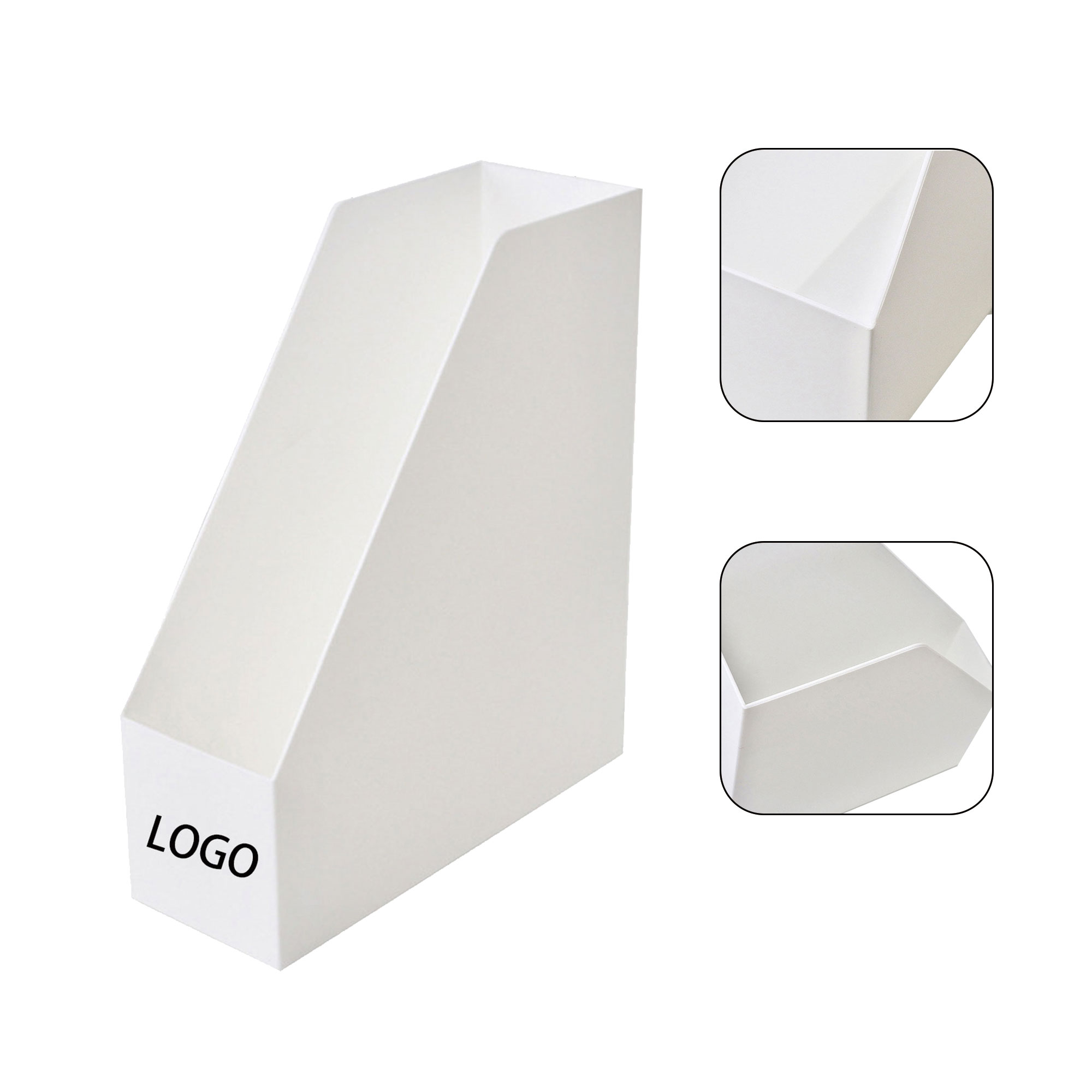 Vertical Polypropylene Bookshelf Desk Organizer 2