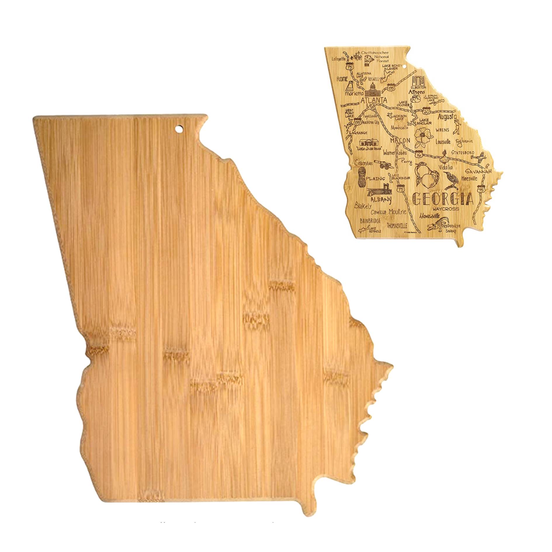 Georgia State Shaped Serving Cutting Board 5