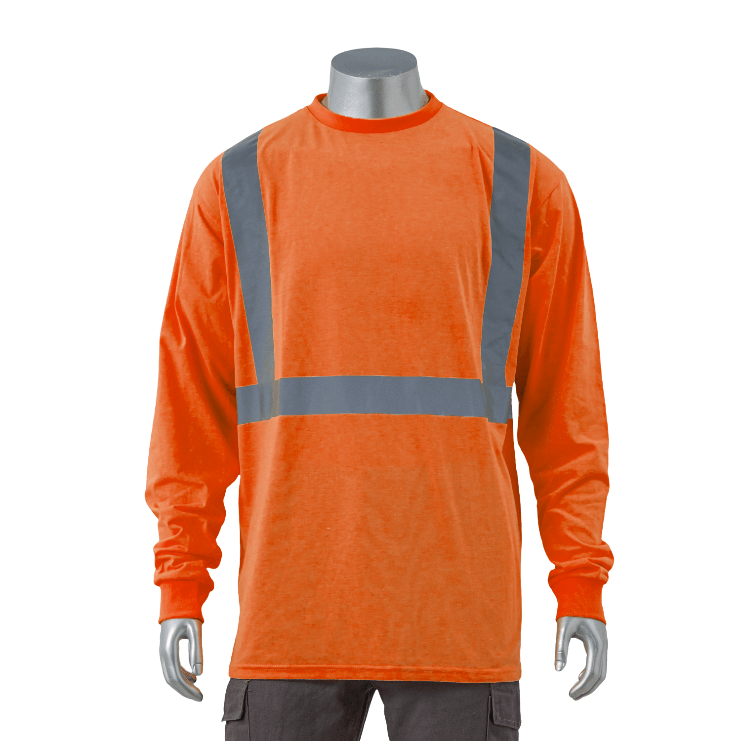 5 Oz. Poly-Cotton Class 2 Reflective Tape Safety T-Shirt 2